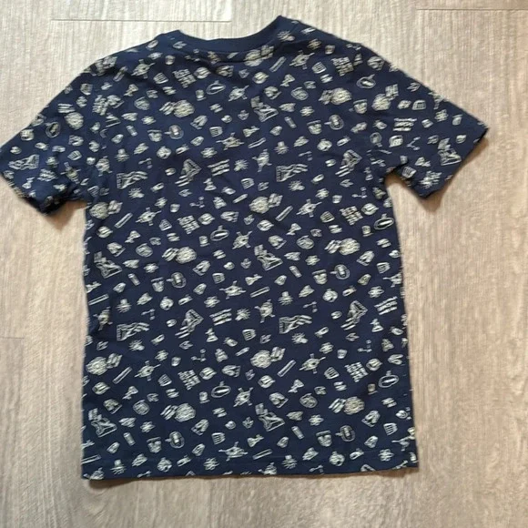 365 Kids All Over Science Print Kid's Back to School T-Shirt Size 4 - Picture 5 of 5